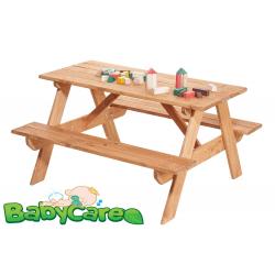 Impregnuotas vaikiškas pikniko stalas su suoliukais  „ALEX”
